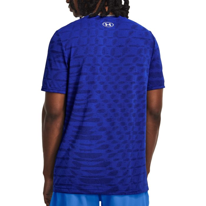 Under Armour Seamless Ripple Short Sleeve 1379281 400 Back