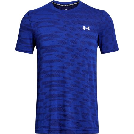 Under Armour Seamless Ripple Short Sleeve 1379281 400 Front