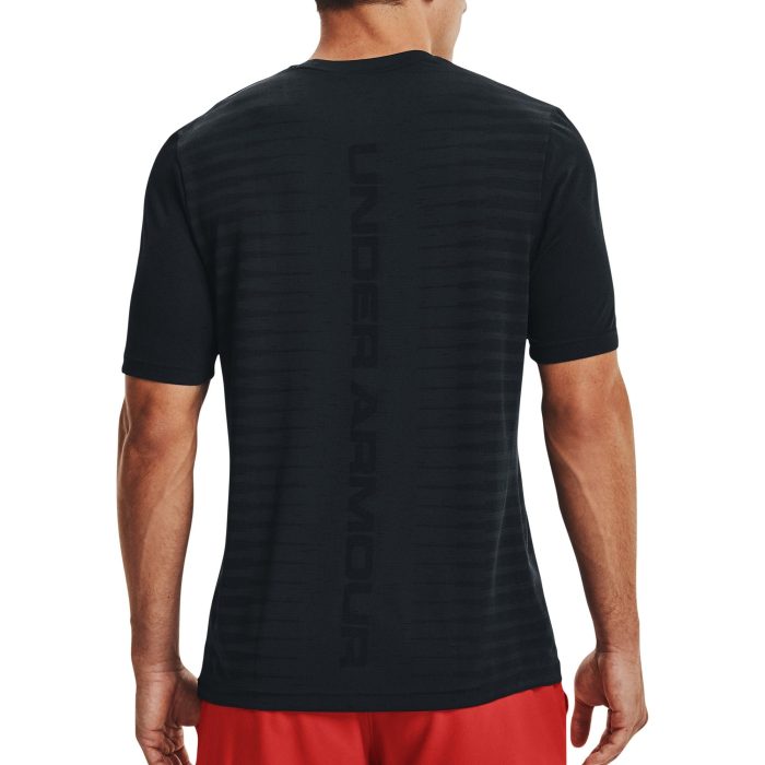 Under Armour Seamless Workmark Short Sleeve 1366148 001 Back