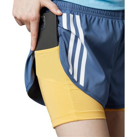 adidas Own The Run 3 Stripes 2 In 1 Shorts IK5016 Details 1