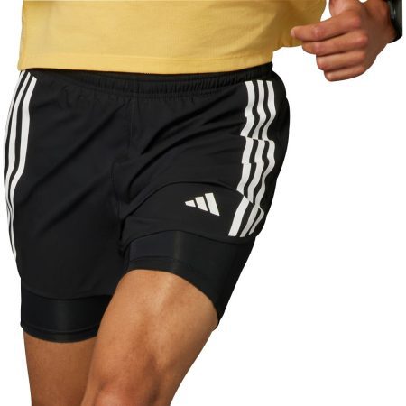 adidas Own The Run 3Stripes 2 In 1 Shorts IQ3808