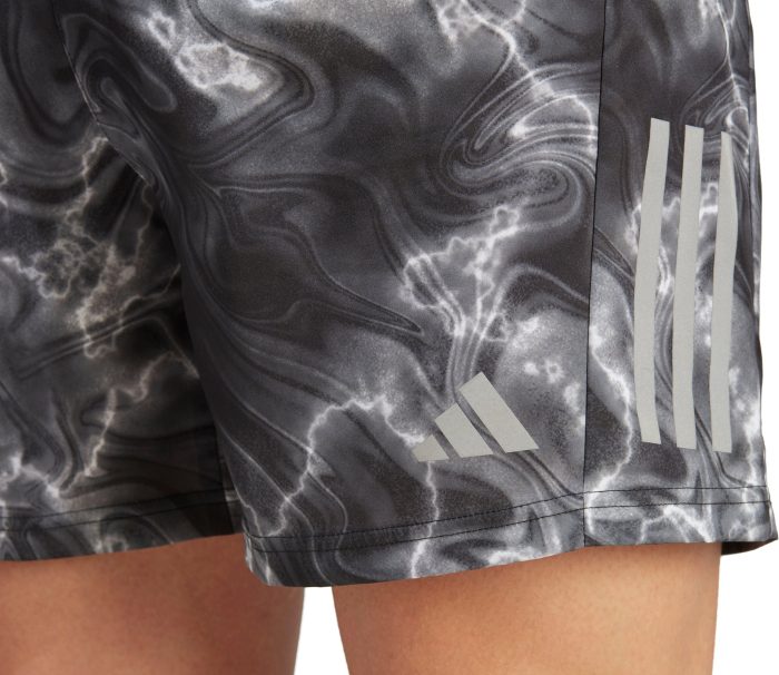 adidas Own The Run Allover Print Shorts IB6395 Details 1