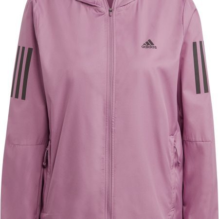 adidas Own The Run Hooded Windbreaker Jacket IL4124 Front