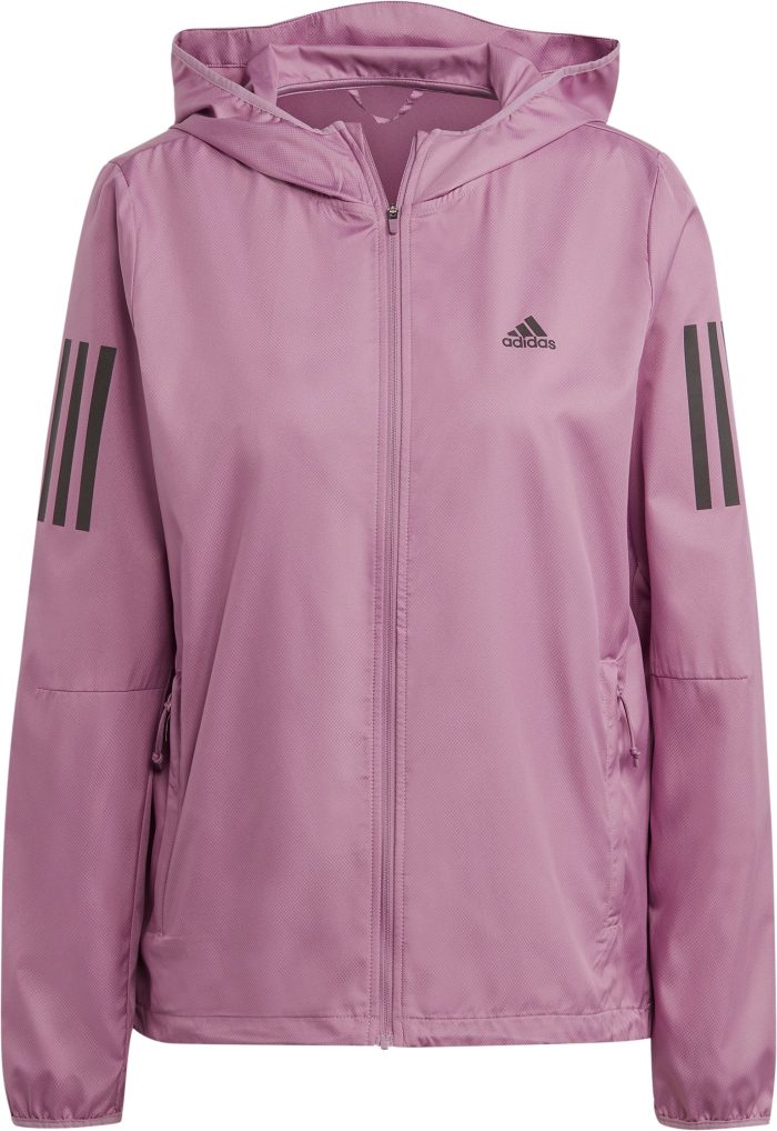 adidas Own The Run Hooded Windbreaker Jacket IL4124 Front