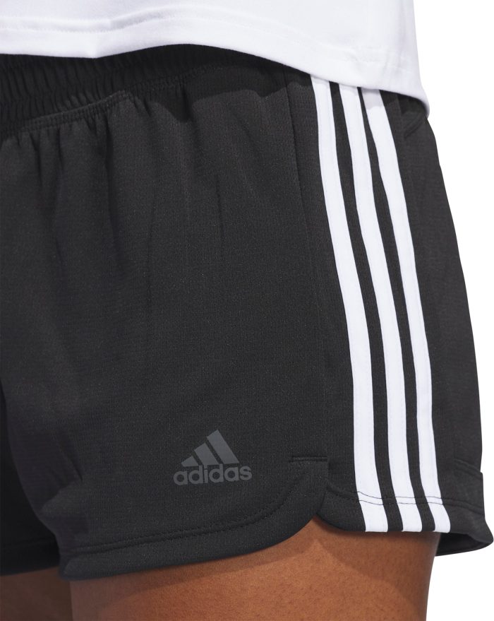 adidas Pacer 3 Stripe Knit Shorts DU3502 Details 1