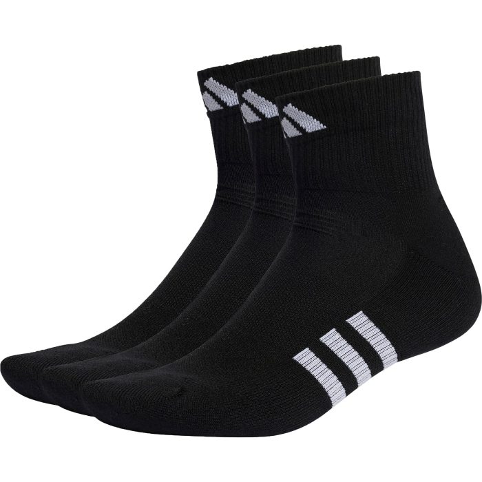 adidas Performance Cushioned Mid Cut 3 Pack Socks IC9519