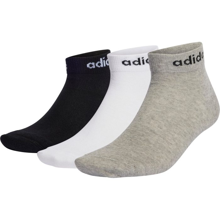 adidas Think Linear 3 Pack Ankle Socks IC1306