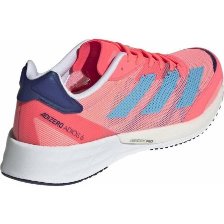 adidas adizero adios 6 boost womens running shoes pink 29613494370512