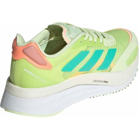 adidas adizero boston 10 womens running shoes yellow 30091705385168