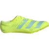 adidas adizero prime finesse running spikes yellow 28547598123216