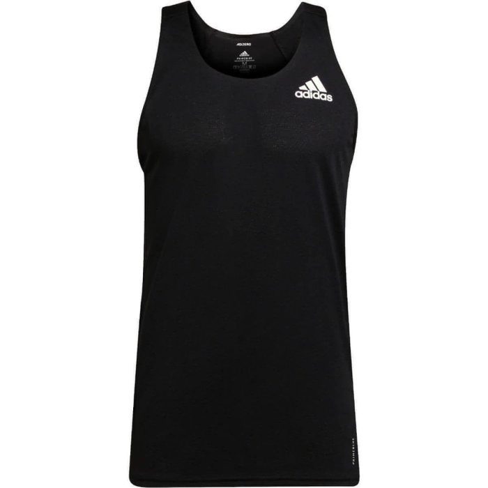 adidas adizero primeblue mens running vest black 28558035419344