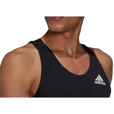 adidas adizero primeblue mens running vest black 29615233597648