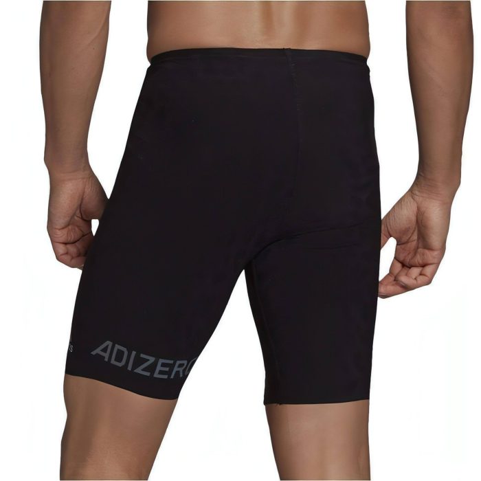 adidas adizero primeweave mens short running tights black 29615319613648