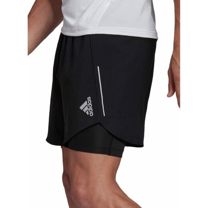 adidas designed 4 run mens 2 in 1 running shorts black 29825202094288