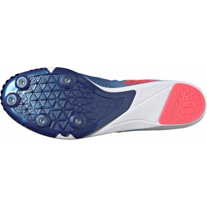 adidas distancestar mens running spikes blue 37219404546256