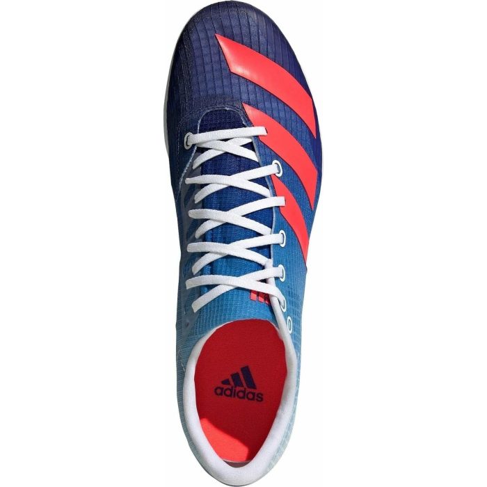 adidas distancestar mens running spikes blue 37219404611792