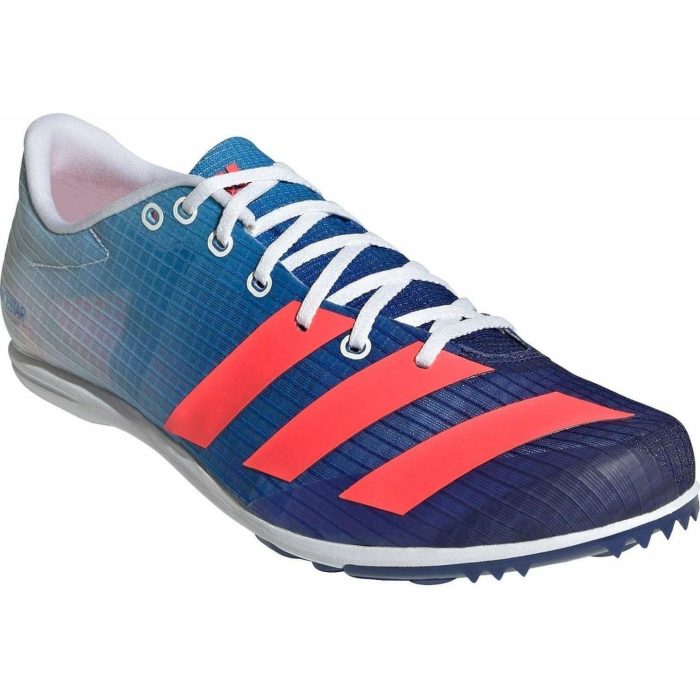 adidas distancestar mens running spikes blue 37219404906704