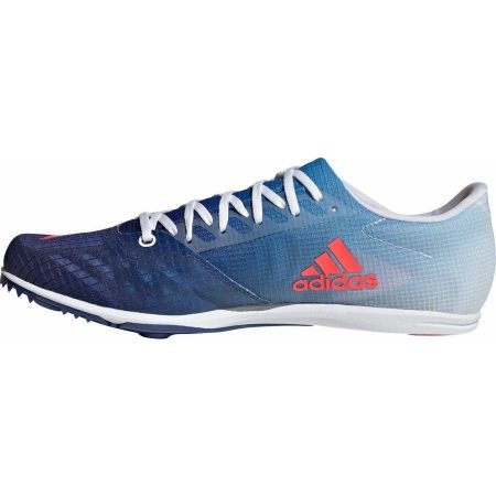 adidas distancestar mens running spikes blue 37219405070544