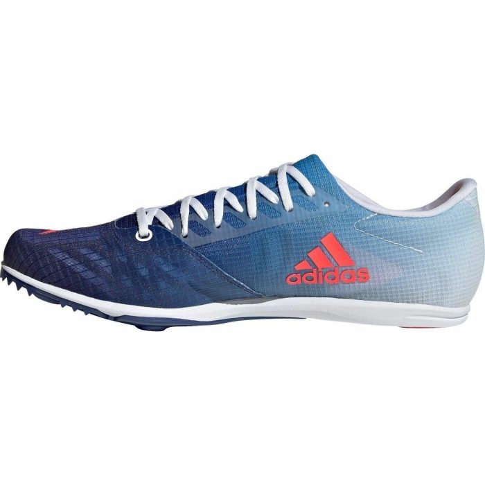 adidas distancestar mens running spikes blue 37219405070544