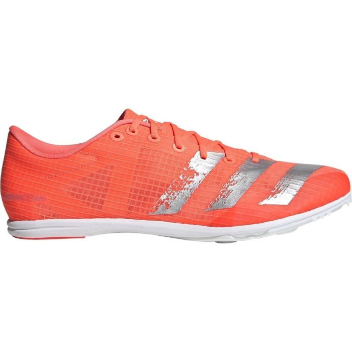 adidas distancestar mens running spikes orange 28823552360656