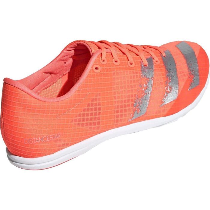 adidas distancestar mens running spikes orange 28823552557264