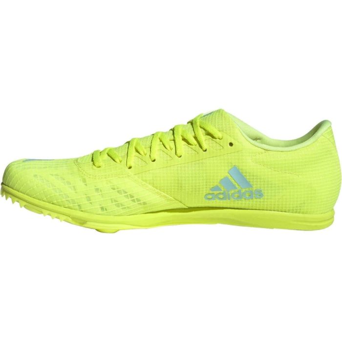 adidas distancestar mens running spikes yellow 28547637969104