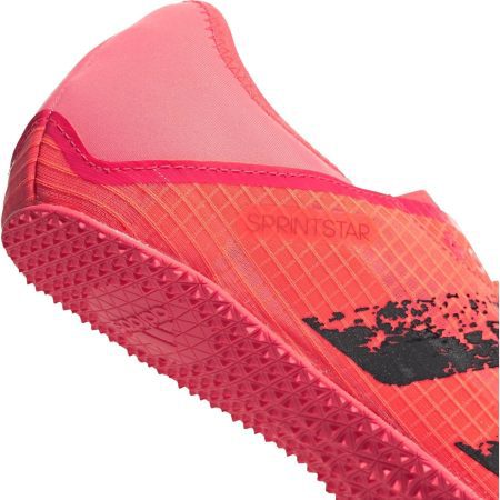 adidas sprintstar mens running spikes pink 29627084603600