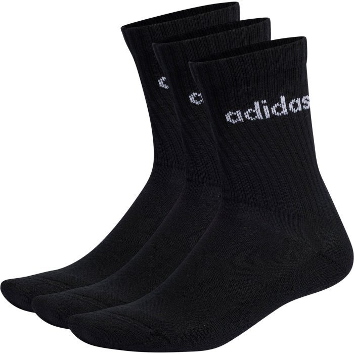 adidas0Cushioned Linear 3 pack Crew Socks IC1301