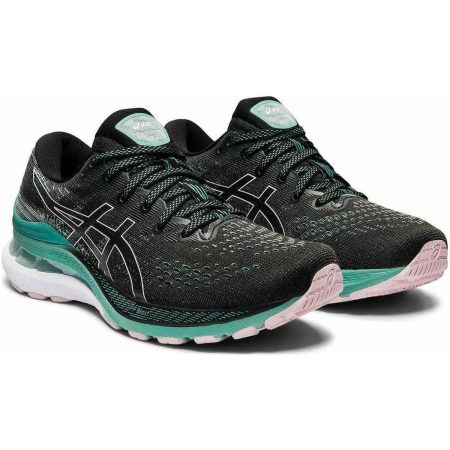 asics gel kayano 28 womens running shoes black 29621594161360