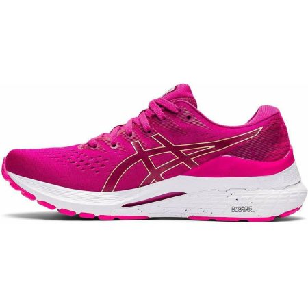 asics gel kayano 28 womens running shoes pink 29621694791888