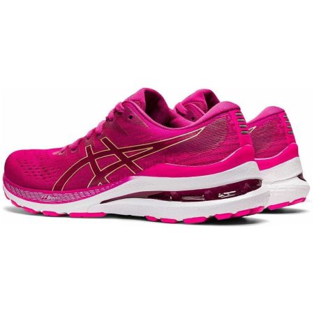 asics gel kayano 28 womens running shoes pink 29621694857424