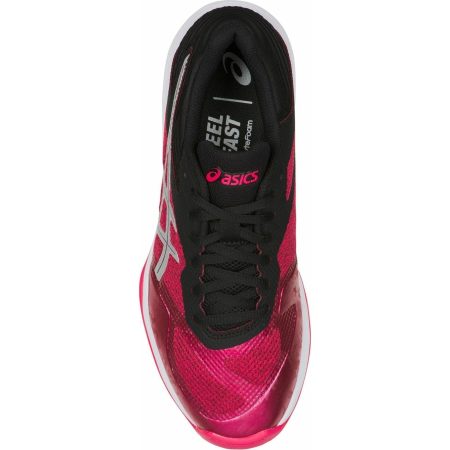 asics gel netburner ballistic ff womens netball shoes pink 37438759731408