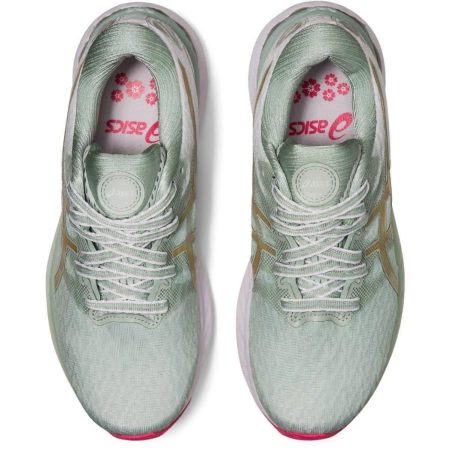 asics gel nimbus 23 sakura womens running shoes green 28549002920144