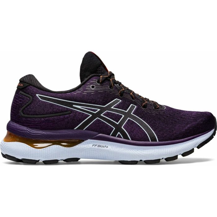 asics gel nimbus 24 tr womens running shoes purple 37469891592400