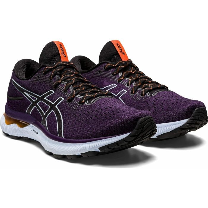 asics gel nimbus 24 tr womens running shoes purple 37469892280528