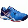 asics gel resolution 6 womens indoor court shoes blue 29831056916688