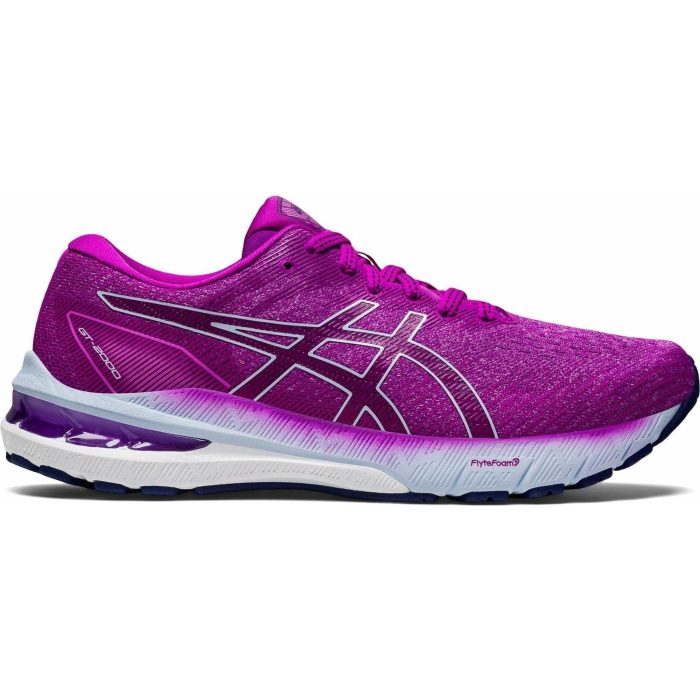 asics gt 2000 10 womens running shoes purple 37465454706896