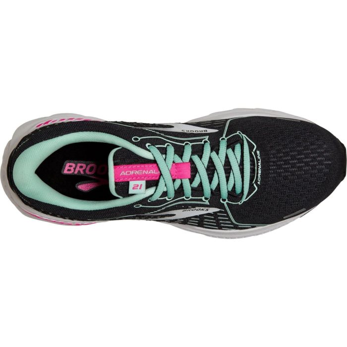 brooks adrenaline gts 21 womens running shoes black 29698945876176