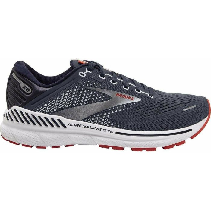 brooks adrenaline gts 22 mens running shoes navy 29675816878288