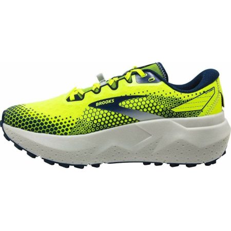 brooks caldera 6 mens trail running shoes yellow 29676398870736