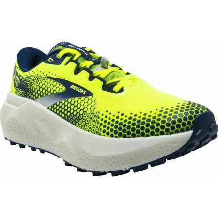 brooks caldera 6 mens trail running shoes yellow 29676399165648