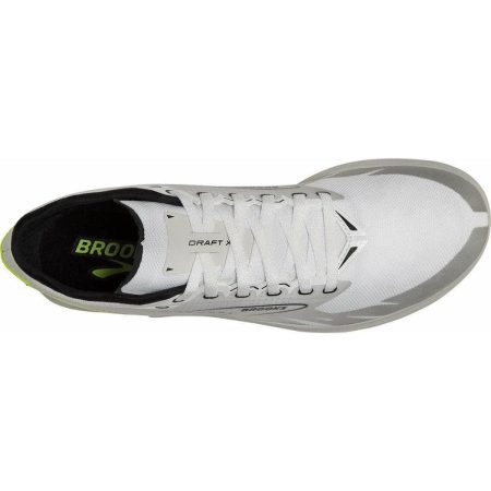 brooks draft xc cross country running spikes white 29064438710480