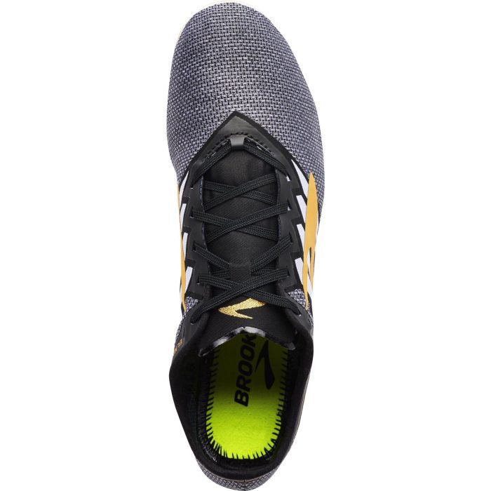 brooks elmn8 v4 running spikes black 29570198077648