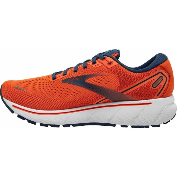 brooks ghost 14 mens running shoes orange 30103798022352