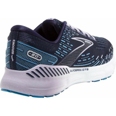 brooks glycerin gts 20 womens running shoes blue 29685154513104