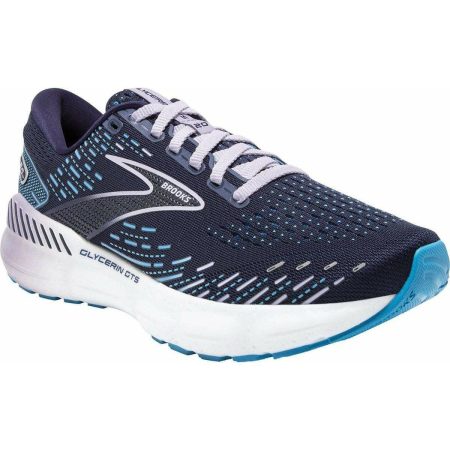 brooks glycerin gts 20 womens running shoes blue 29685154578640