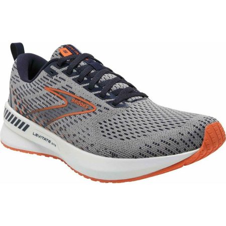 brooks levitate gts 5 mens running shoes grey 29692489367760