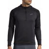 brooks notch thermal hooded long sleeve mens running top black 29520225435856