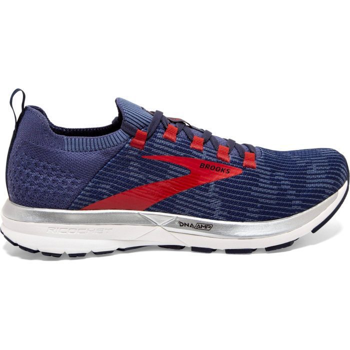 brooks ricochet 2 mens running shoes blue 28826960330960