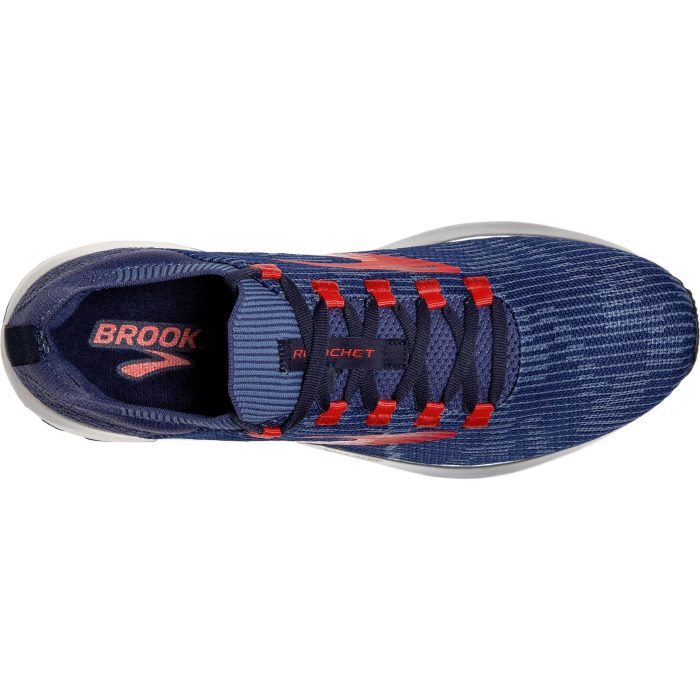 brooks ricochet 2 mens running shoes blue 29567345983696